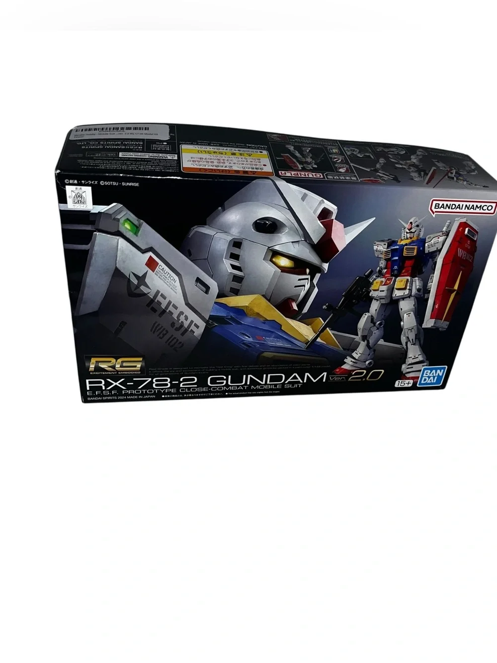 RG Mobile Suit Gundam RX-78-2 Ver.2.0 Plastic model kit 1/144 2024 / Bandai